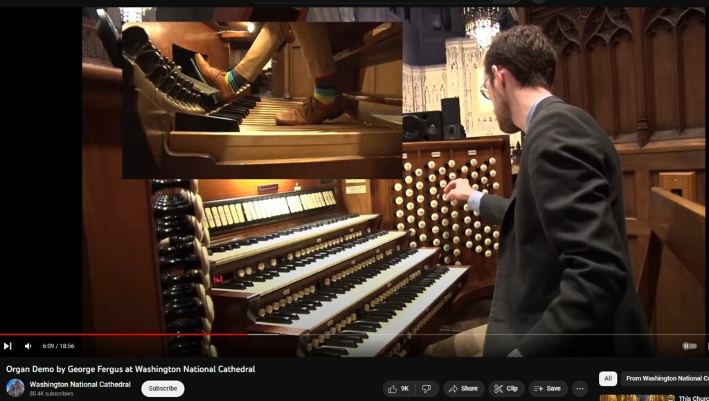 Organ Demo by George Fergus at Washington National Cathedral