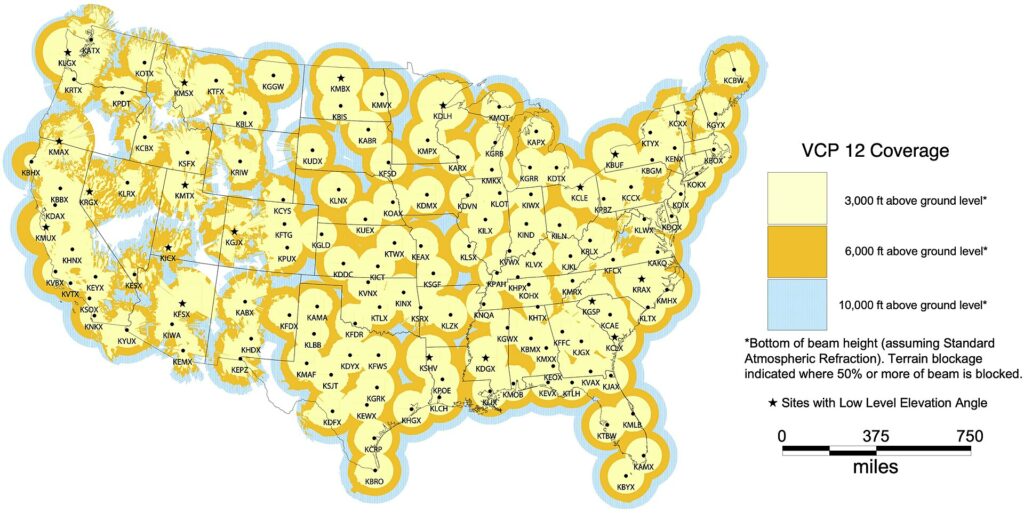 NEXRAD map