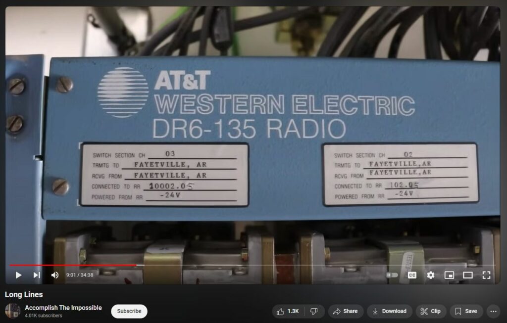 Working ATT Skyway Microwave Relay Stations