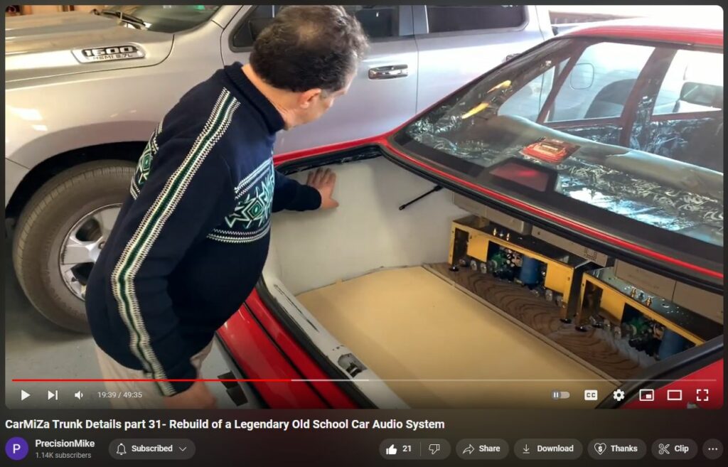 CARMIZA 2025 Rebuild of Legendary Car Audio System Mike Michne Earl Zausmer