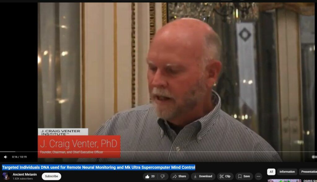 Targeted Individuals DNA for Remote Neural Monitoring RNM and MKULTRA