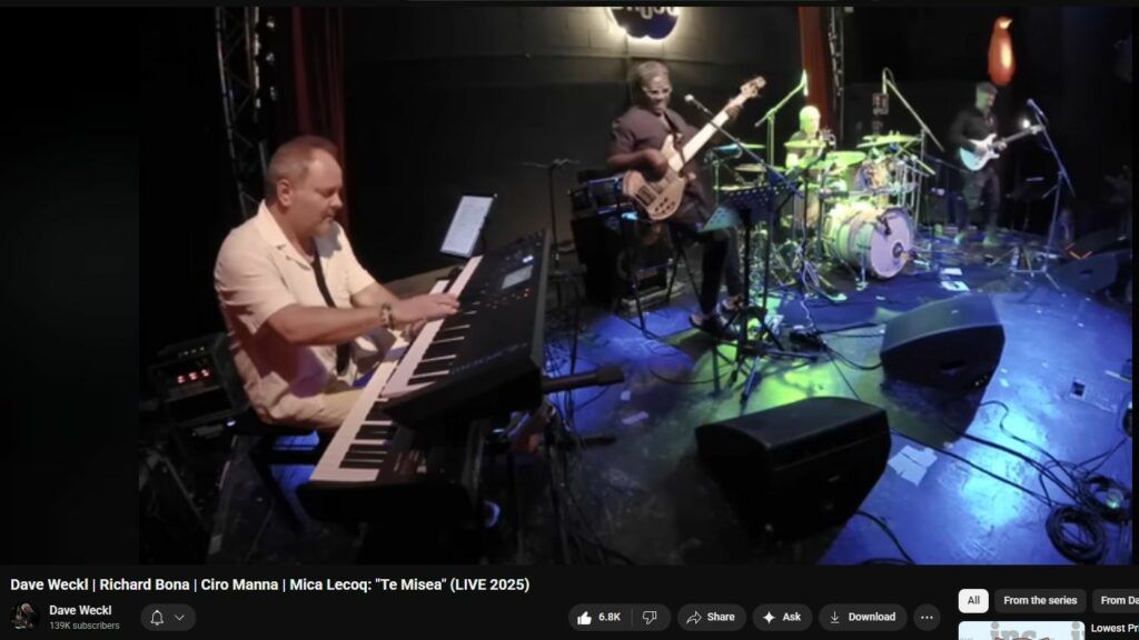Dave Weckl, Richard Bona, Ciro Manna, Mica Lecoq: "Te Misea" 2025