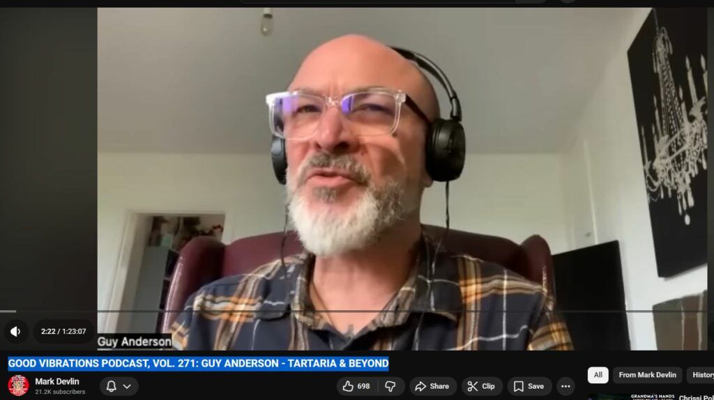 GUY ANDERSON - Tartaria Beyond on Mark Devlin GOOD VIBRATIONS 271