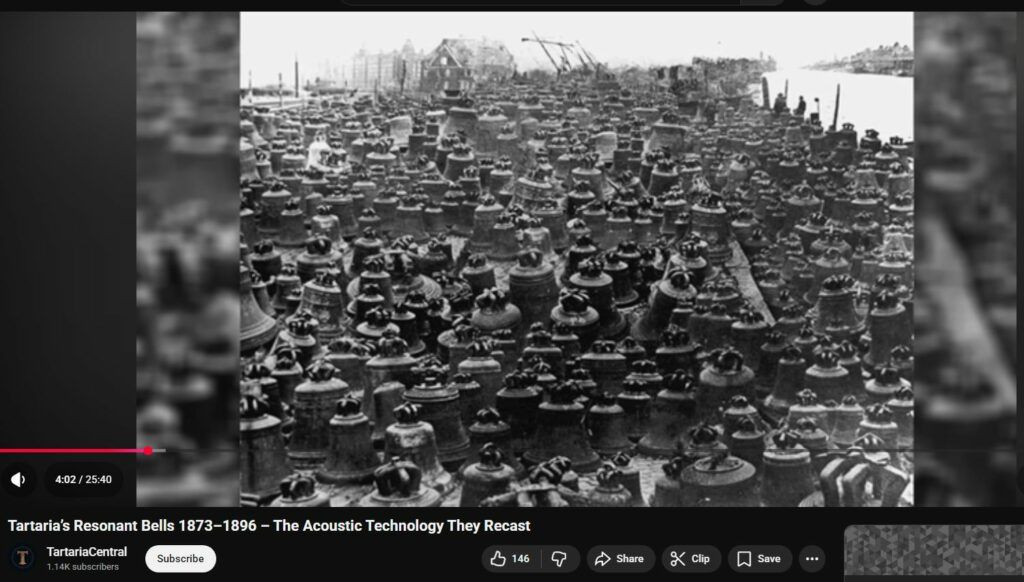Tartaria Resonant Bells 1873 to 1896 Acoustic Technology They Recast