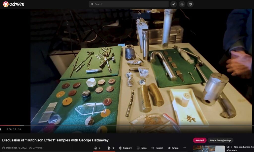 Bob Greenyer and George Hathaway - Excellent Examination of Hutchison Effect Artifacts