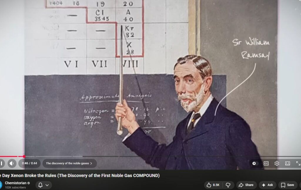 The Day Xenon Broke the Rules (The Discovery of the First Noble Gas COMPOUND)