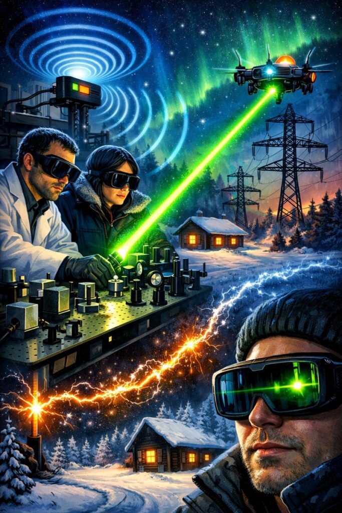 Acoustic Wires - LASERS and Sound Waves Guide Electricity - Finland Research - Power by beam