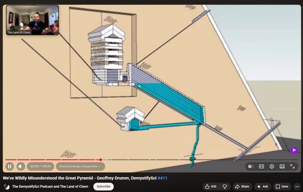 We've Wildly Misunderstood the Great Pyramid - Geoffrey Drumm, DemystifySci #411