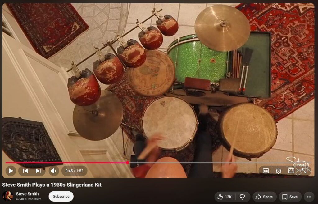 1930s Slingerland Kit w Steve Smith