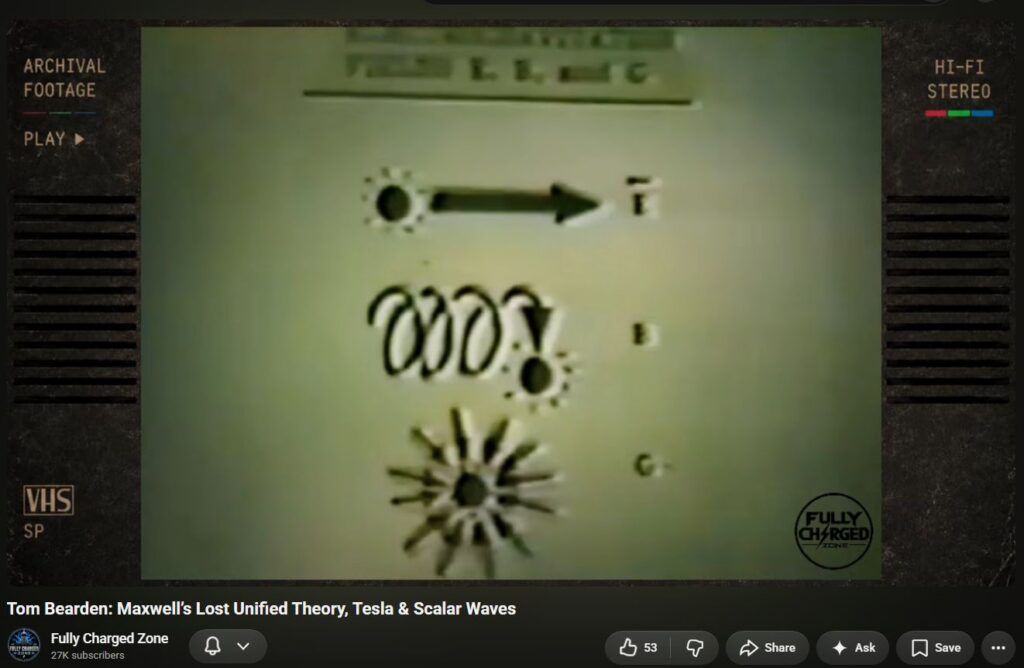 Col Tom Bearden Describes Scalar Wave as Squeezing Force